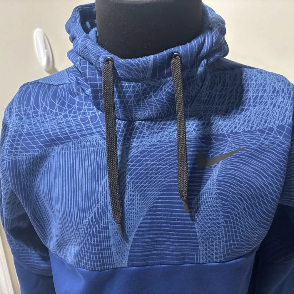 Nike Therma-FIT Fleece Pullover Hoodie-Sz M - Picture 2 of 7